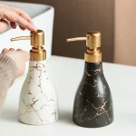 Cracked Matte Liquid Dispenser Bottle Hand Sanitizer Bottle Hotel Special Pressure Bottle Bathroom Shower Gel Dispenser - Image 3