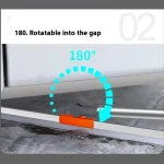 35/50CM Squeegee Magic Broom Scraper Multifunctional Silicone Wiper for Floor Glass Sweeping Kitchen Scrubbing Rotary WaterSweep - Image 3