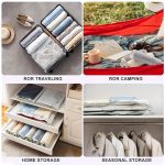 2pcs Hand-Rolled Travel Vacuum Storage Bags–No Pump Needed,Clear Matte Finish Organizer for Towels,Socks,Clothes,Space-Saving - Image 4