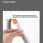 35/50CM Squeegee Magic Broom Scraper Multifunctional Silicone Wiper for Floor Glass Sweeping Kitchen Scrubbing Rotary WaterSweep - Image 2